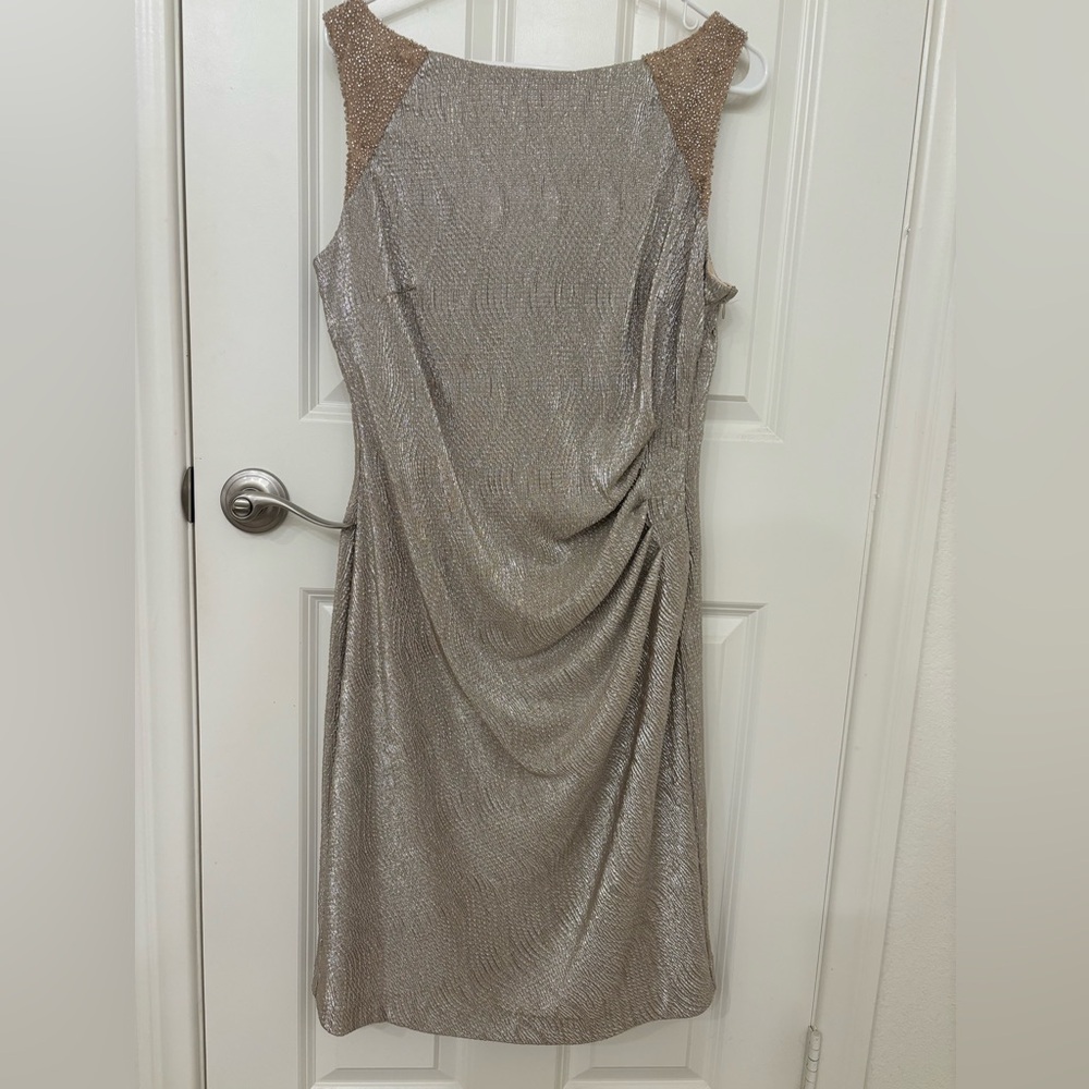 Ralph Lauren Gold Asymmetrical Dress